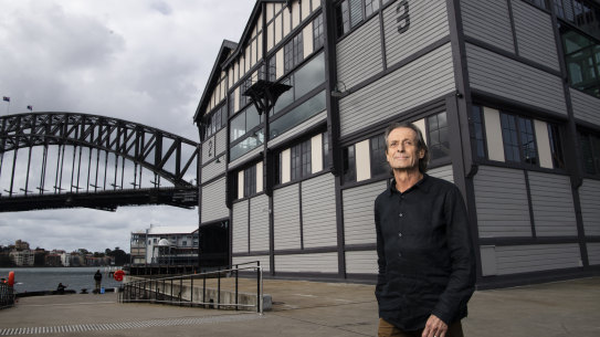Lead architect Peter Tonkin, director of Tonkin Zulaikha Greer Architects, at Pier 2/3.