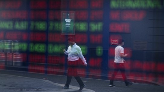 International investors are moving away from the Australian share market.