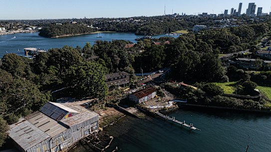 A former industrial site in Berrys Bay, Waverton will be turned into parklands and could become a hotspot for firework viewers.