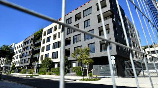 The Sugarcube apartments on Metters Street, Erskineville.