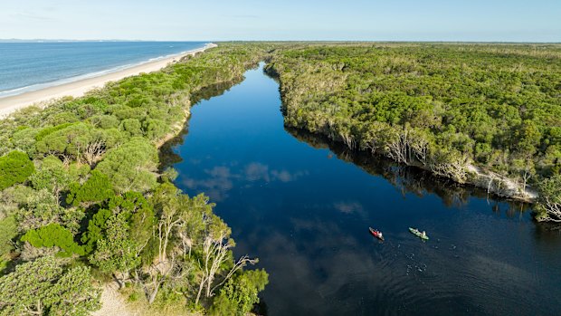 Bribie Island, Queensland’s “least-likely island paradise”.