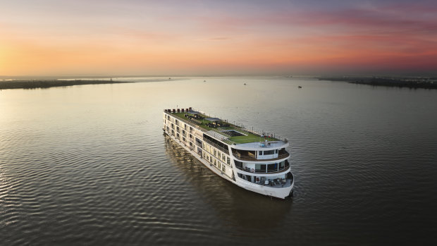 A serene journey down the Mekong on a new luxury ship