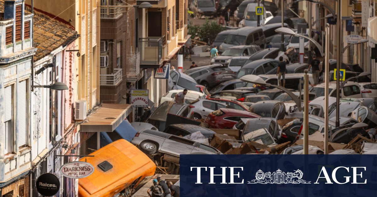 Spain hit by deadliest floods in decades as rain batters Valencia
