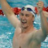 Cam McEvoy celebrates his world record in China.