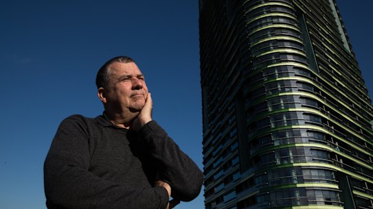 Opal Tower apartment owner Andrew Neverly.