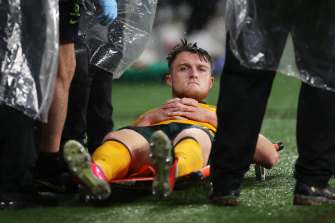 Harry Souttar appeared to suffer a serious knee injury on Thursday night.