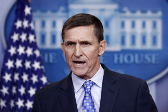 The Justice Department filed a motion last month to dismiss the case against Michael Flynn, pictured.