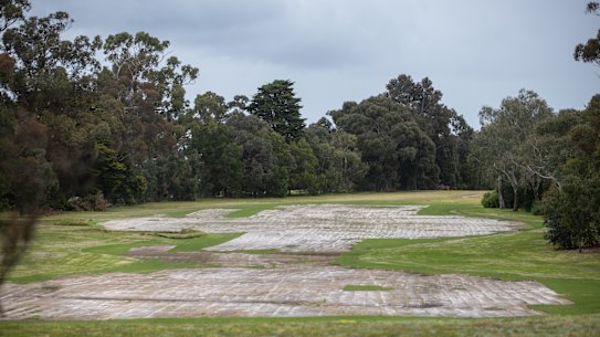 The now abandoned Kingswood Golf Course.
