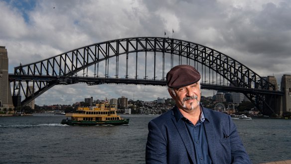 New Years Eve fireworks director Fortunato Foti at the launch on Thursday. 