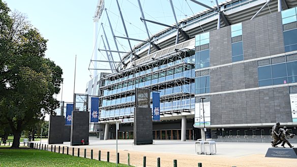 'I'm going to exaggerate a little bit but you can pretty much have the MCG open for say, 20,000 people.'