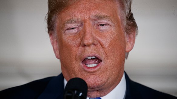 US President Donald Trump - sending conflicting signals on ZTE.