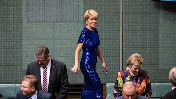Julie Bishop has welcomed early indications the new Morrison government may have a higher proportion of women. 