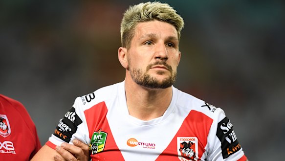 Moving on: Dragons captain Gareth Widdop says the side needs to focus on the year ahead despite the absence of Jack de Belin.
