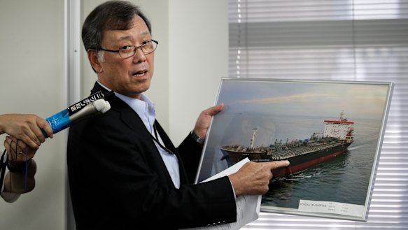 Yutaka Katada, president of Kokuka Sangyo, the Japanese company operating one of two oil tankers attacked near the Strait of Hormuz.