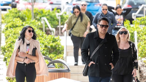 Mr Kokaua’s family and friends, pictured in 2020.