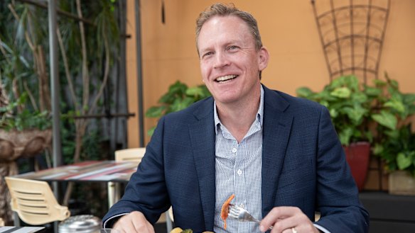 Kevin Roberts at Bar Italia in Leichhardt.