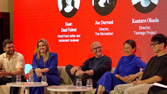 Panellists from the 2024 Good Food Symposium in Melbourne. 