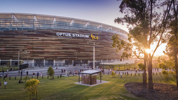 Optus Stadium has shone for AFL fans in the west after opening earlier this year.