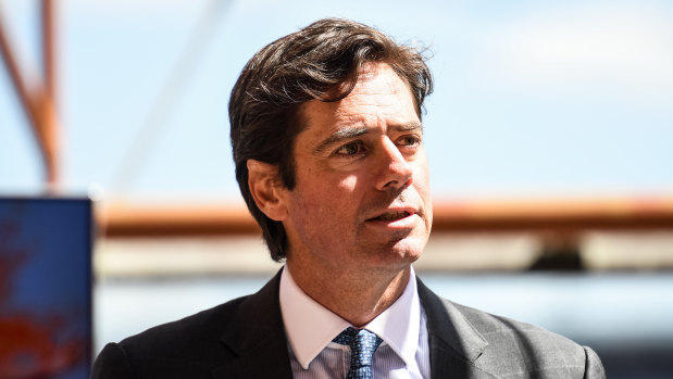 AFL chief Gillon McLachlan says the players are not perfect, but he is proud of them as a group.