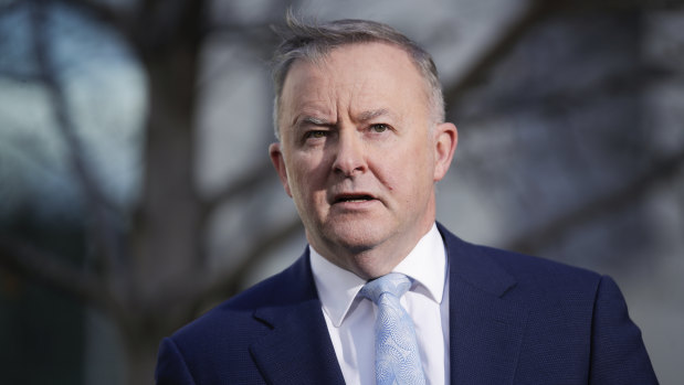Labor leader Anthony Albanese wants a slow taper of JobKeeper rather than a sudden halt.