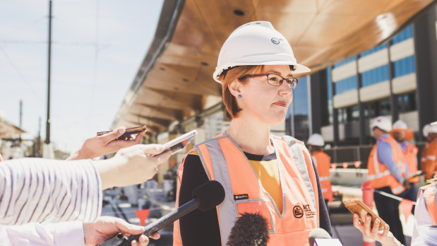 Transport Minister Meegan Fitzharris announced the project was running behind schedule last October.