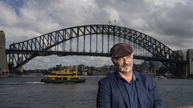 New Years Eve fireworks director Fortunato Foti at the launch on Thursday. 