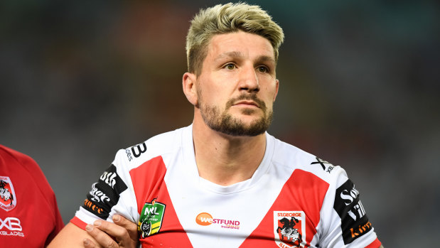 Moving on: Dragons captain Gareth Widdop says the side needs to focus on the year ahead despite the absence of Jack de Belin.