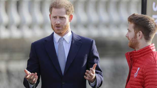 Britain's Prince Harry: fed up with the effects of social media.