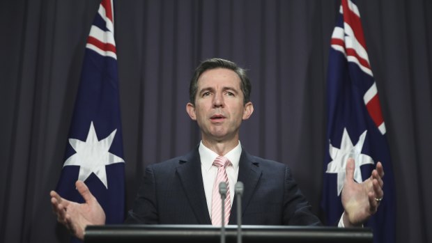 Trade Minister Simon Birmingham 