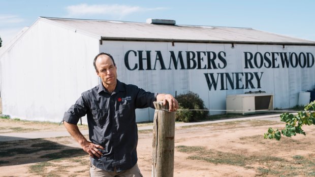 Stephen Chambers, sixth-generation owner of Chambers Rosewood Winery.