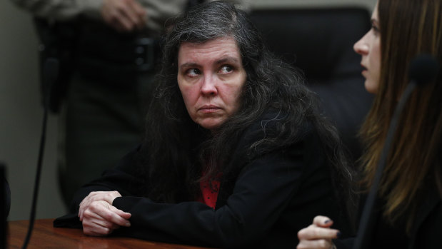Louise Turpin sits in a courtroom on Friday.