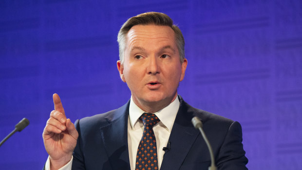 “The tax-to-GDP will be the same or lower than John Howard during the forward estimates,” shadow treasurer Chris Bowen said.