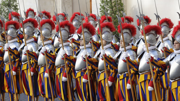 Vatican Swiss Guards.
