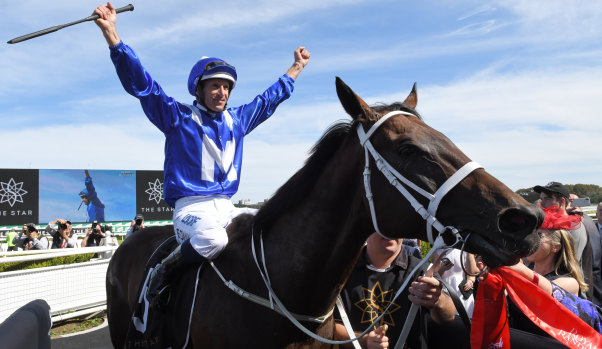 Simply the best: Hugh Bowman and Winx will have their final start together on Saturday in a race that brings back bad memories for one of the horse's part-owners.