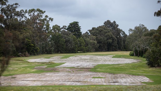 The now abandoned Kingswood Golf Course.
