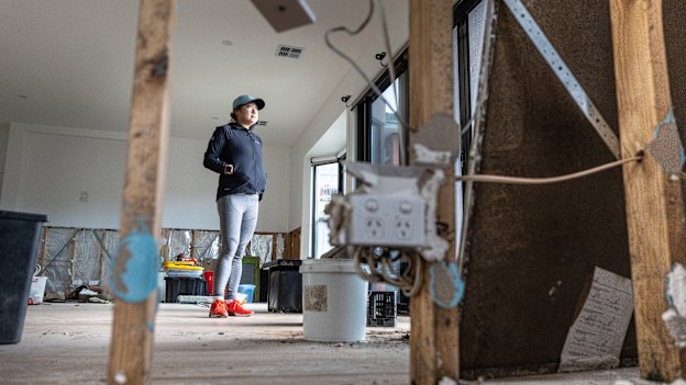 Linh Nguyen’s family of five lost everything to the October floods.