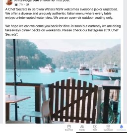 Berowra Waters restaurant Chef Secrets says it does not want to discriminate against unvaccinated customers.