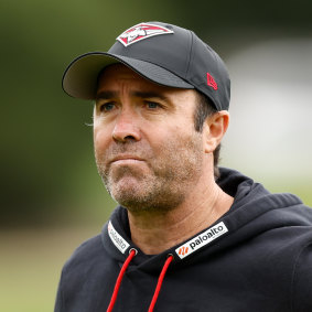 Essendon coach Brad Scott.