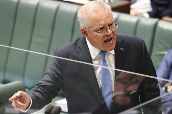 Prime Minister Scott Morrison is going after unions in his last salvo against Labor.