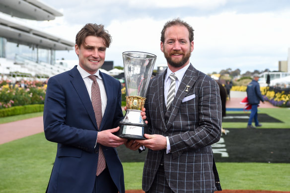 David Eustace and Ciaron Maher won the Derby on Saturday. Now they’re aiming to win an Oaks.