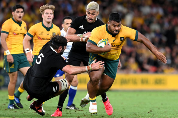 The All Blacks lost to Australia in Brisbane in November.