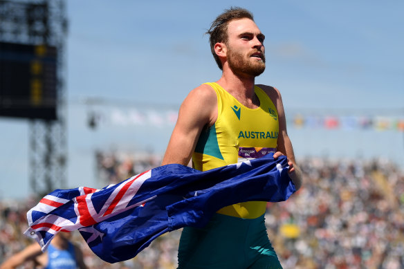 Ollie Hoare won Commonwealth Games gold in the 1500m.