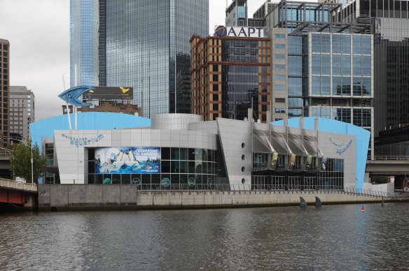 Melbourne’s SEA LIFE Aquarium on the Yarra River.