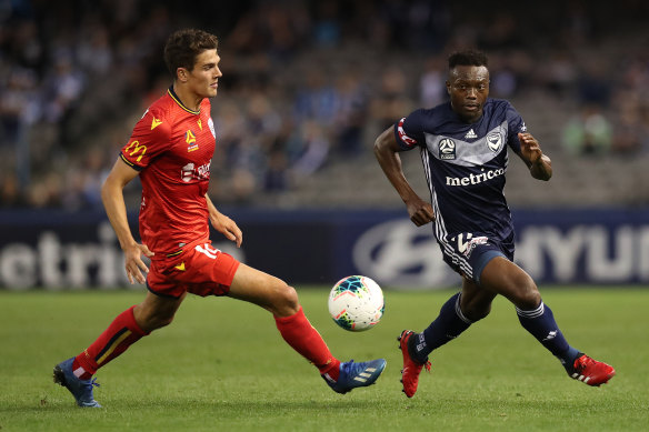 Adama Traore will be missing for Melbourne Victory when they face Sydney FC on Saturday.