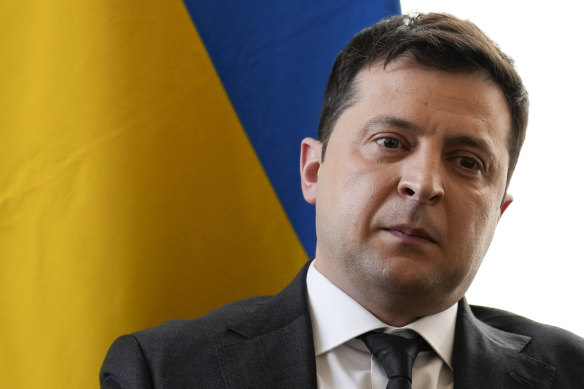 Ukrainian President Volodymyr Zelensky.