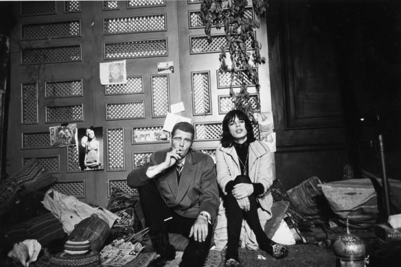 James Fox (left) and Mick Jagger in Performance, set in London’s Notting Hill.