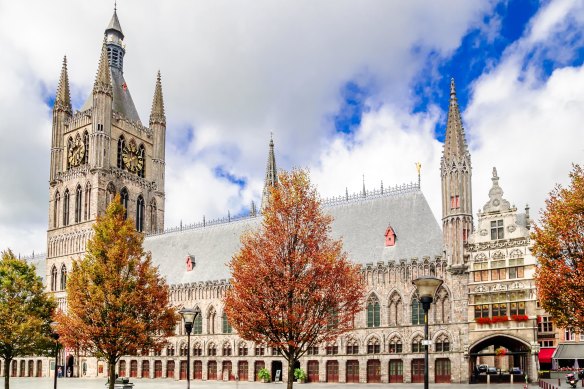 The historic Cloth Hall was rebuilt after World War I.