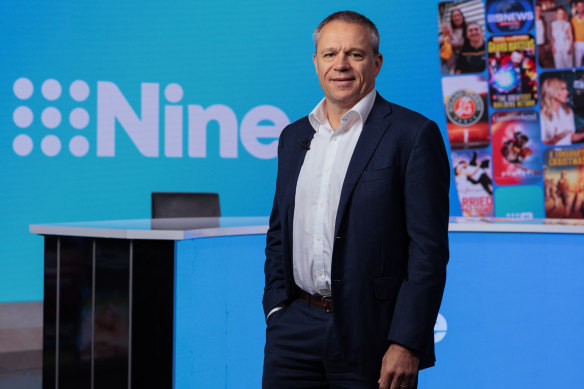 Apologist in chief: Nine’s interim CEO Matt Stanton.