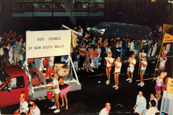ACON helps to celebrate the 10th anniversary of Mardi Gras in 1987.