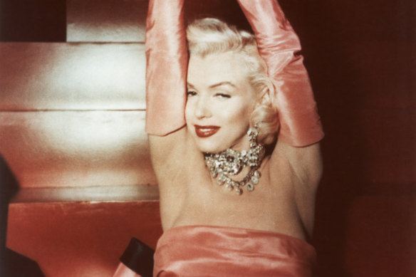Marilyn Monroe in the pink dress from Gentlemen Prefer Blondes.